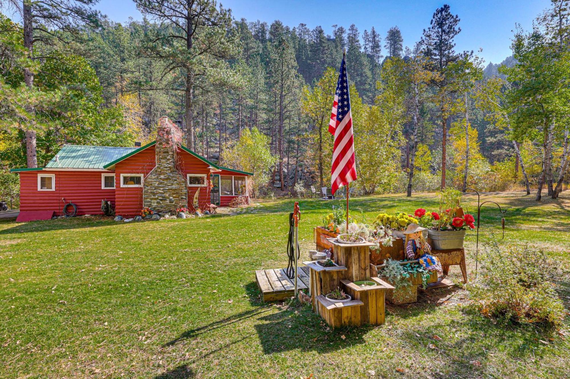 Historic Keystone Cabin Near Mount Rushmore! Bagian luar foto